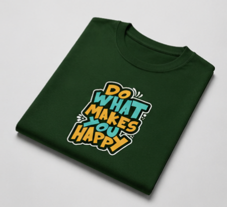 Do What Makes You Happy Unisex Classic Crew T-Shirt