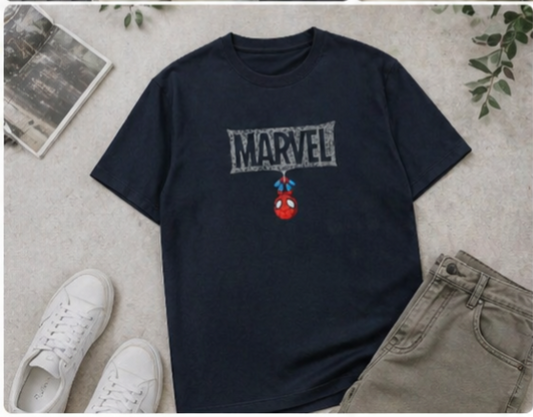 Marvel Spidey Hang Unisex Classic Crew T-Shirt