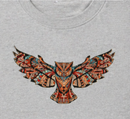 Owl Mantra Gen Z Retro Unisex Classic Crew T-Shirt
