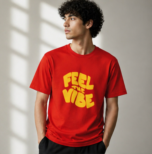Feel The Vibe Unisex Classic Crew T-Shirt